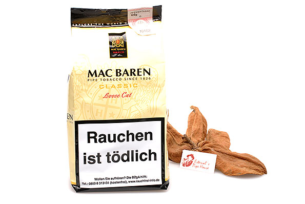 Mac Baren Classic Loose Cut Pipe tobacco 125g Economy Pack